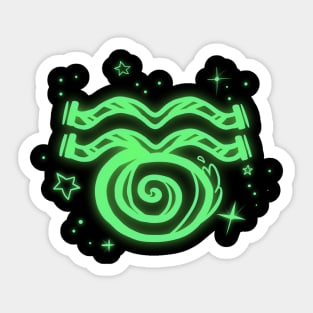 Aquarius zodiac Sticker